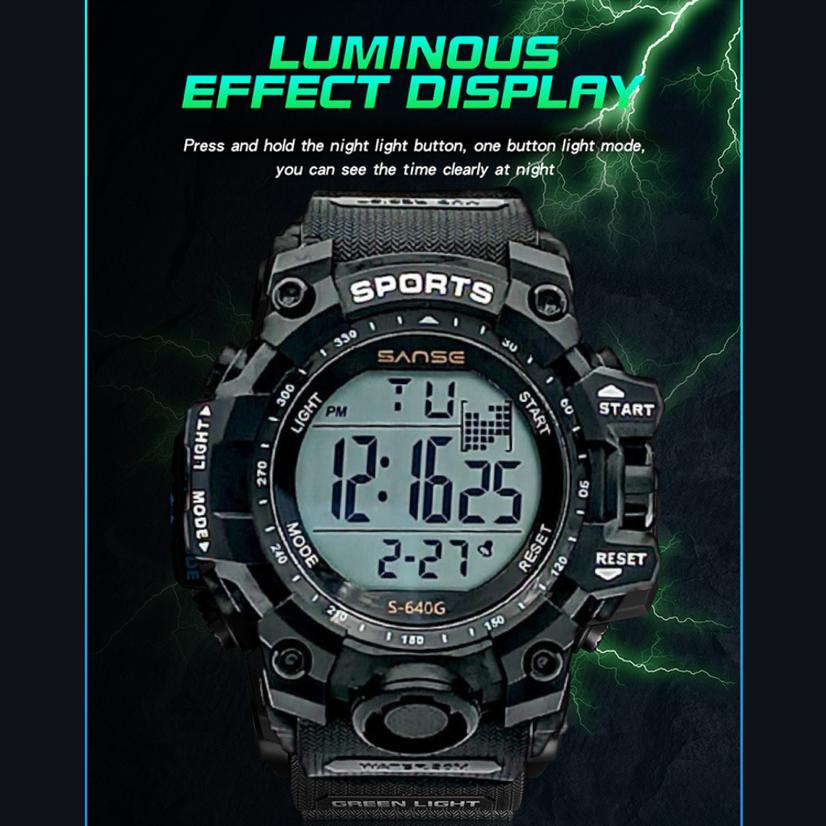  Relojes electrónicos y de moda Relojes deportivos LED luminosos  para hombres con sensor de reloj de mujer con relojes de segunda mano para  mujer, L, Moderno : Herramientas y Mejoras del