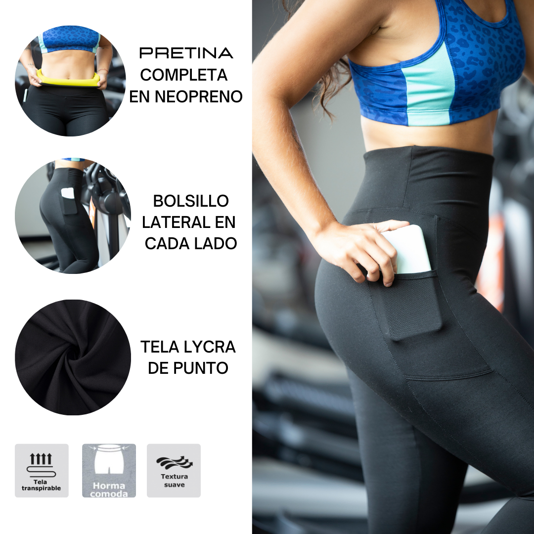 LEGGINS NEOPRENO CONTROL DE ABDOMEN