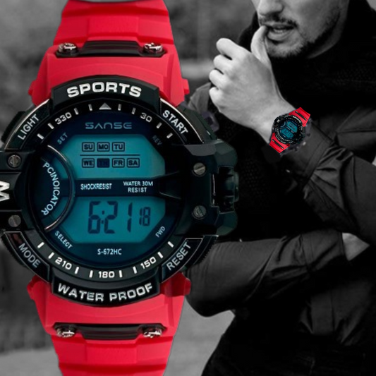 RELOJ SPORT WATCH PANTALLA LUZ LED - DIGITAL