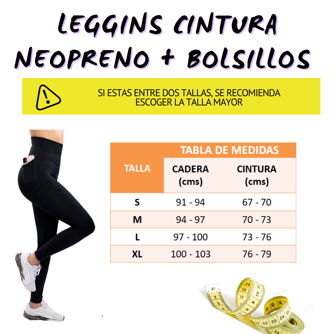 LEGGINS NEOPRENO CONTROL DE ABDOMEN