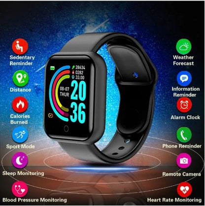 RELOJ INTELIGENTE  SMART WATCH  Y-68 D20