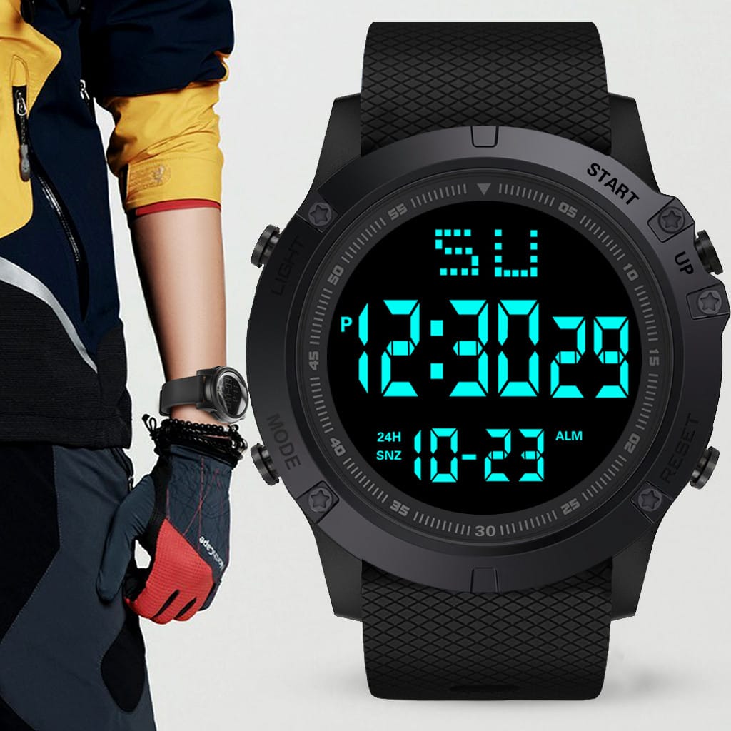 RELOJ DIGITAL PANTALLA LUZ LED